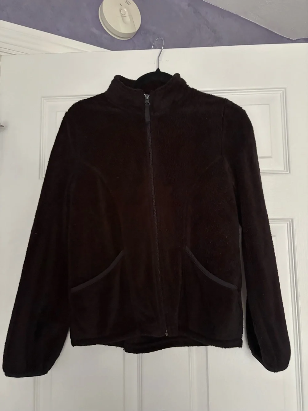 The Children's Place Black Fleece Zip-Up Jacket